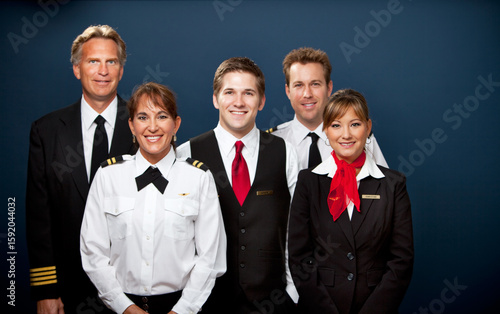 Airline: Airplane Flight Crew and Flight Attendants