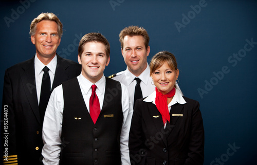 Airline: Airplane Flight Crew and Flight Attendants