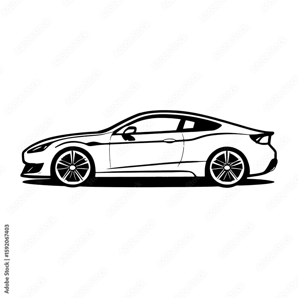 Obraz premium Icon Vector Car