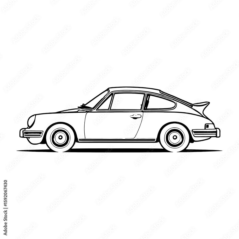 Obraz premium Icon Vector Car