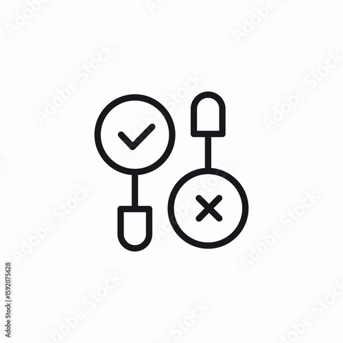 search results icon sign vector