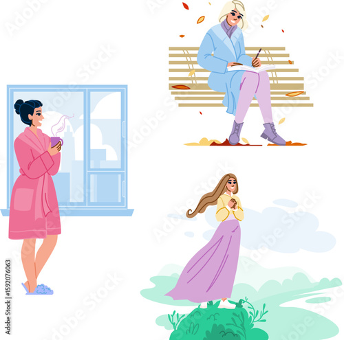 ambition woman dreamer vector