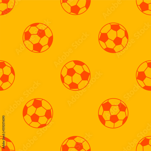 Soccer balls pattern background. football soccer seamless pattern background. football-themed pattern background. 