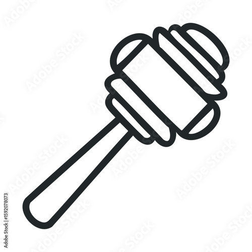 Legal concept of justice using a gavel for courtroom settings