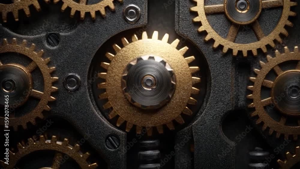 Close-up of intricate gears Close-up of intricate gears