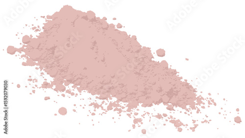 Stock photo of light pink powder pigment for makeup, blush, or eyeshadow cosmetic product photography