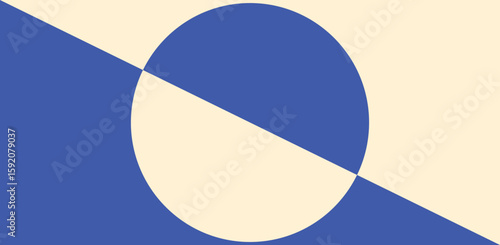 geometric bauhaus shape background rectangle