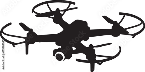 Sleek Modern Drone Silhouette

QuadCopter Drone Vector Artwork

High-Tech Aerial Drone Illustration

Remote Control Drone Icon

Futuristic Flying Drone Outline