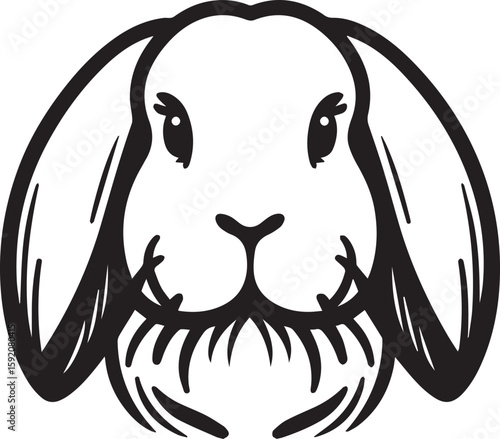 Adorable Lop-Eared Bunny