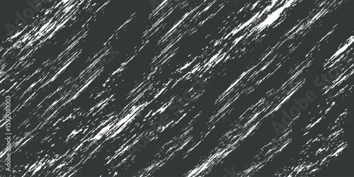 White Grunge Brush Strokes On Dark Background, Perfect Abstract Texture For Design, Art, And Modern Background Concepts.