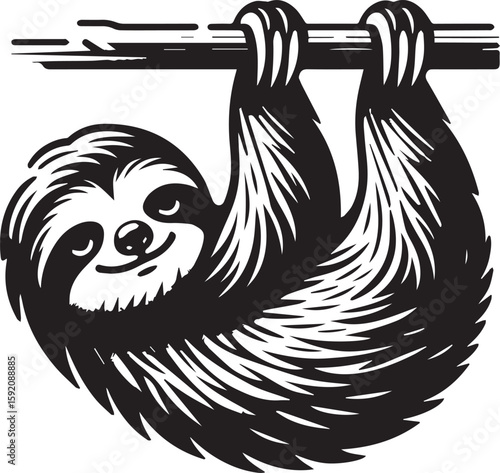 Lazy Sloth on Branch