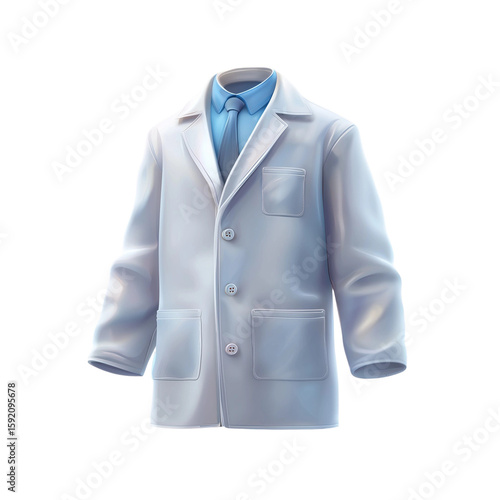 White shirt with tie displayed on mannequin