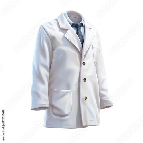 Clothing white cotton shirt with collar on a white background