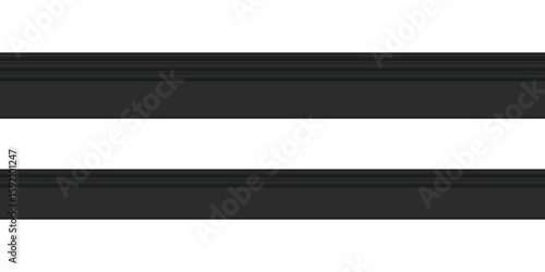 Dark black decorative moulding baseboard in empty modern room interior detail wooden trim wall molding panel design wood work