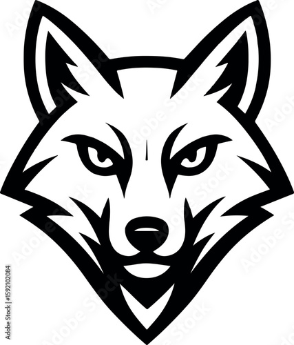 Fierce Fox Head Mascot or Sport Logo
