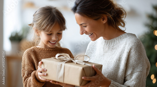 A mother gives her daughter large gift 