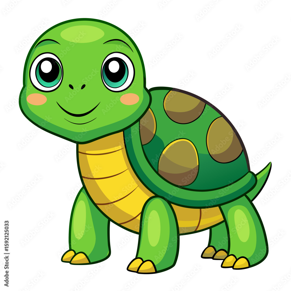 Fototapeta premium tortoise with a turtle