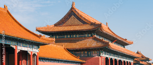 architecture style of forbidden city beijing
