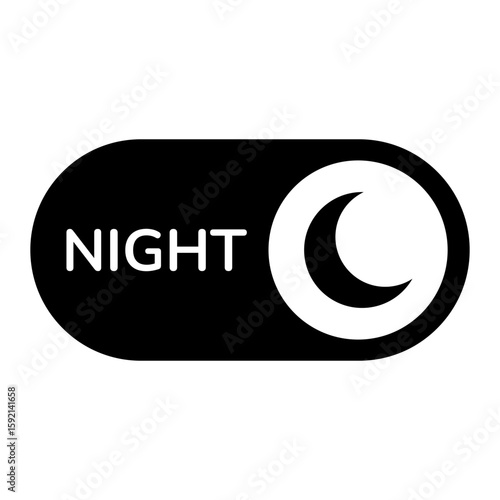 Switch buttons. On and Off toggle switch icons. Switch to Day and Night mode buttons. Slider interface button. Mobile app switch buttons, interface elements
