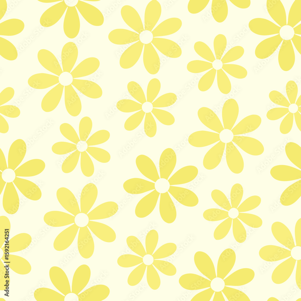 Obraz premium pattern with yellow flowers