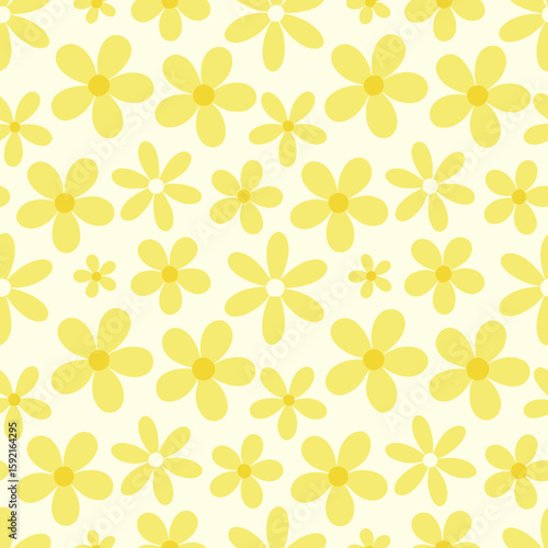  pattern with yellow flowers
