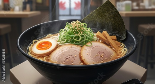 Rich Tonkotsu Ramen Bowl