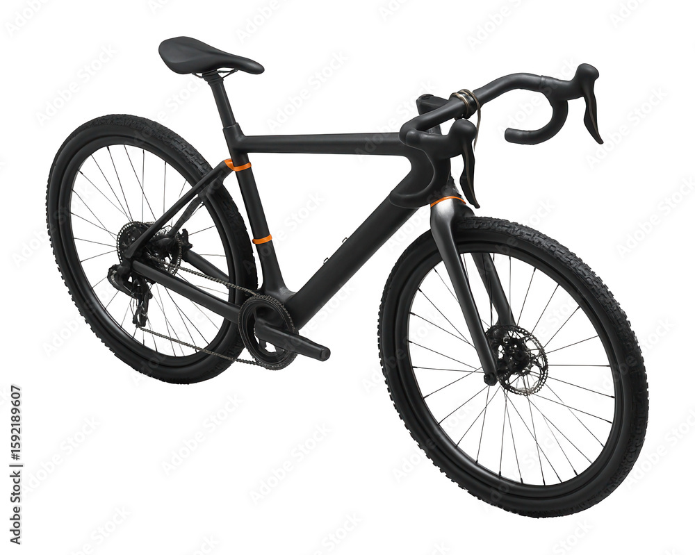 Fototapeta premium Gravel bike with a modular frame system allowing various setups