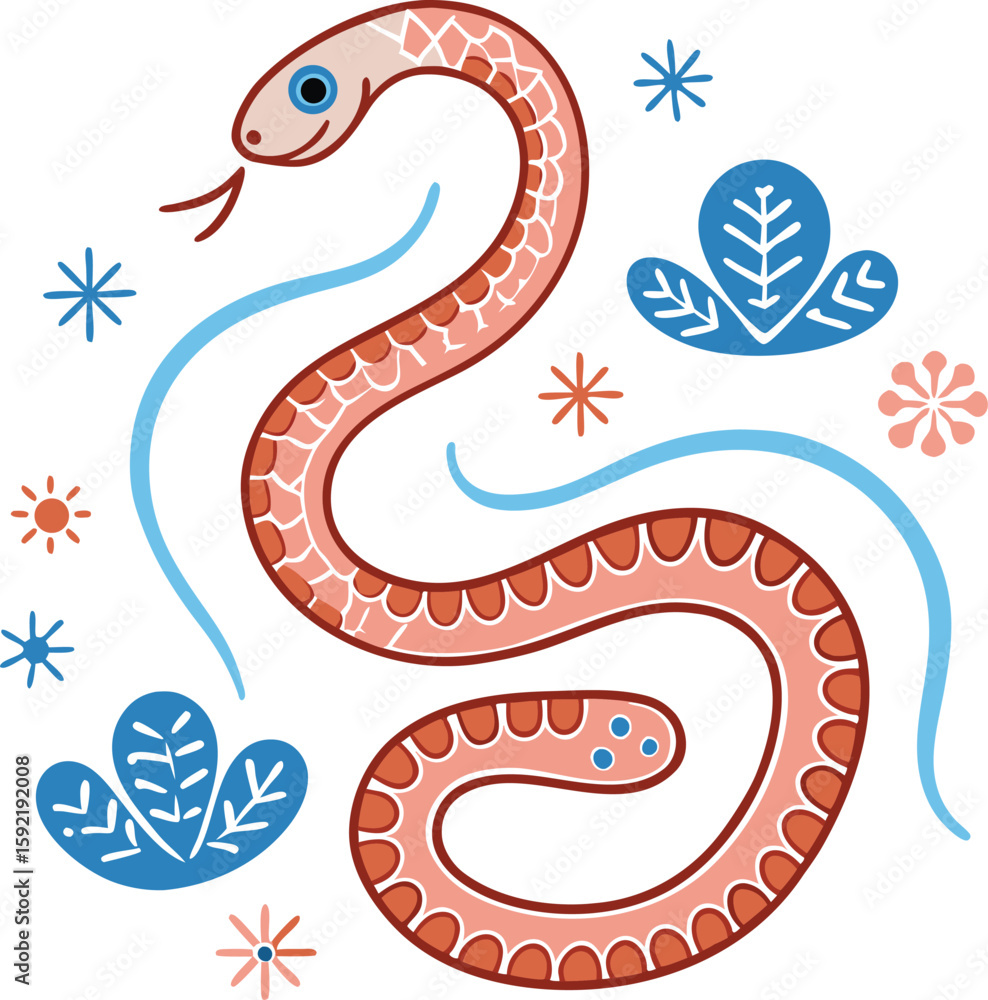 Obraz premium chinese new year snake 2013