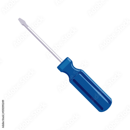 Blue Screwdriver Tool for Home Improvement Repairs Hand Tool Fastening Device