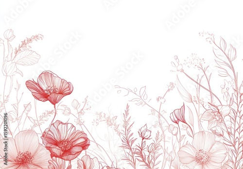 Delicate floral illustration (1)