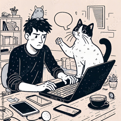 Cats and a programmer