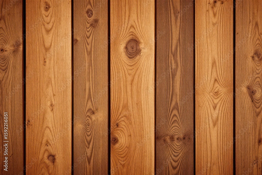 Naklejka premium Detailed Vertical Wood Planks with Natural Grain for Rustic Design
