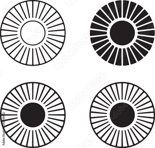 Circular Radial Chart Vector Bundle

