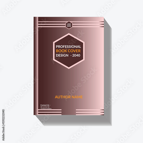 Unique and simple book cover design