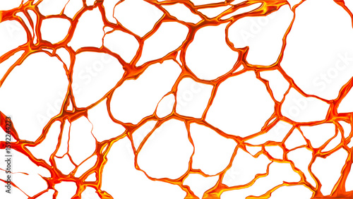 Εκτύπωση καμβά Illustration of stone and lava