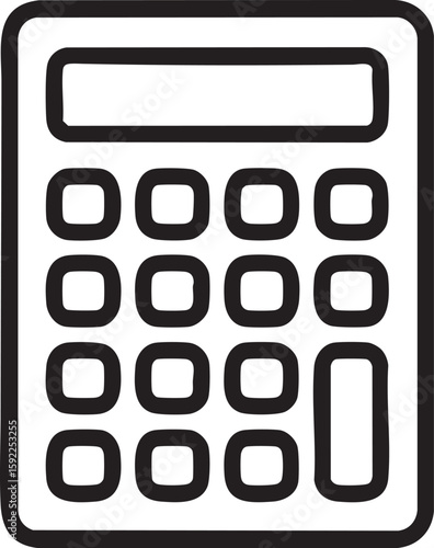 Calculator Icon Representing Mathematics Calculation Finance Accounting Numbers Education Budget Business Digital Tool And Mathematical Study

