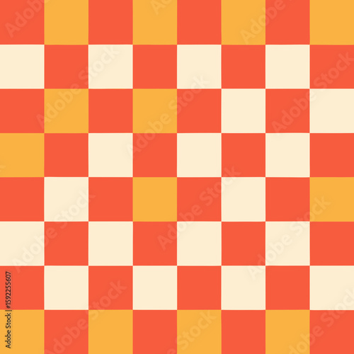 red and white chess board