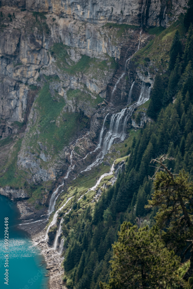 Fototapeta premium waterfall in the mountains of thailand