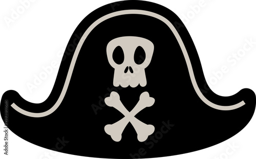 Pirate Hat with Skull Emblem