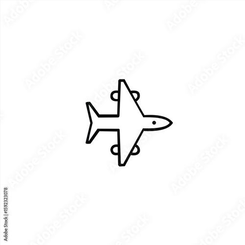 vector airplane icon