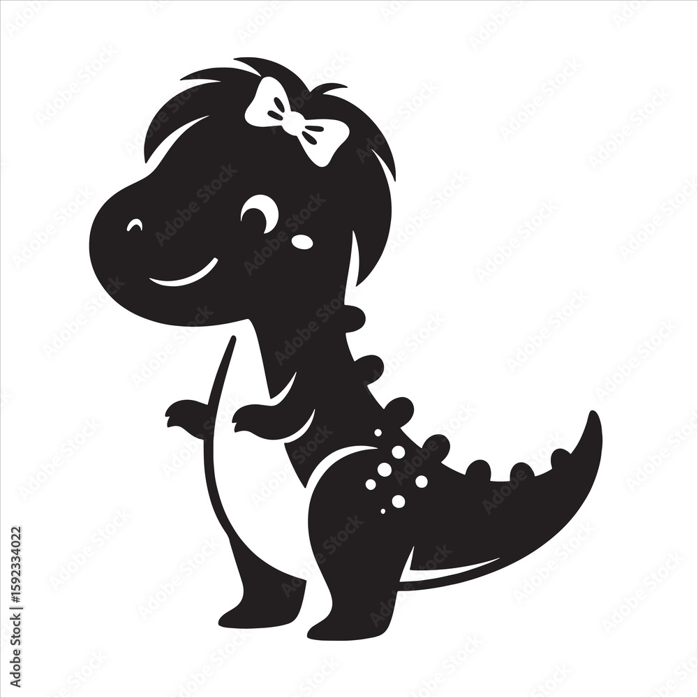 Fototapeta premium Cute Dinosaur