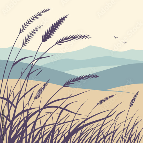 grass on the beach