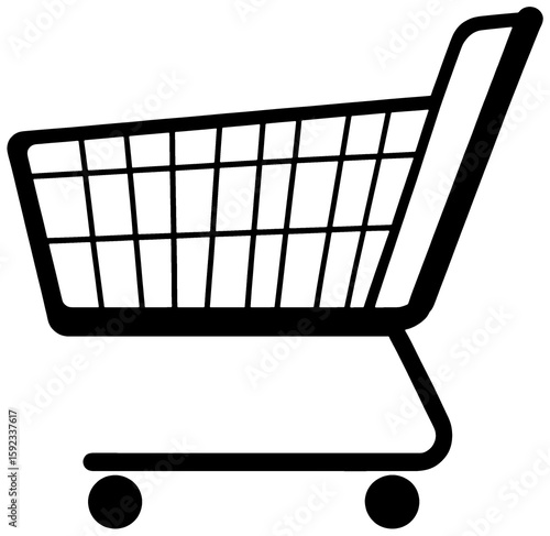 shopping cart symbol icon a...
