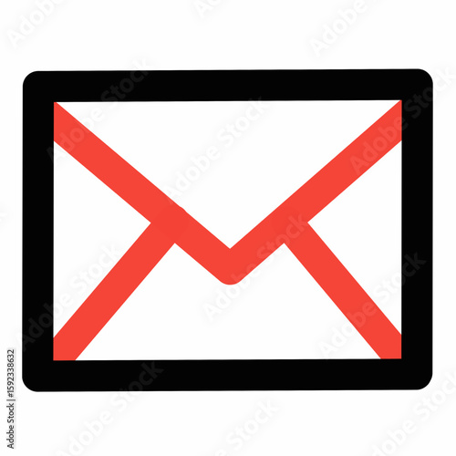email line color icon editable vektor
