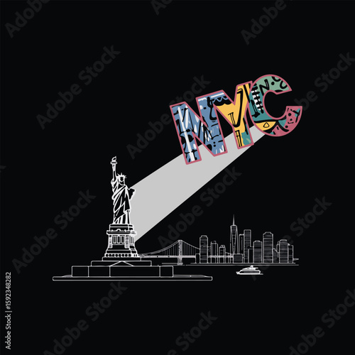 Newyork t shirt design