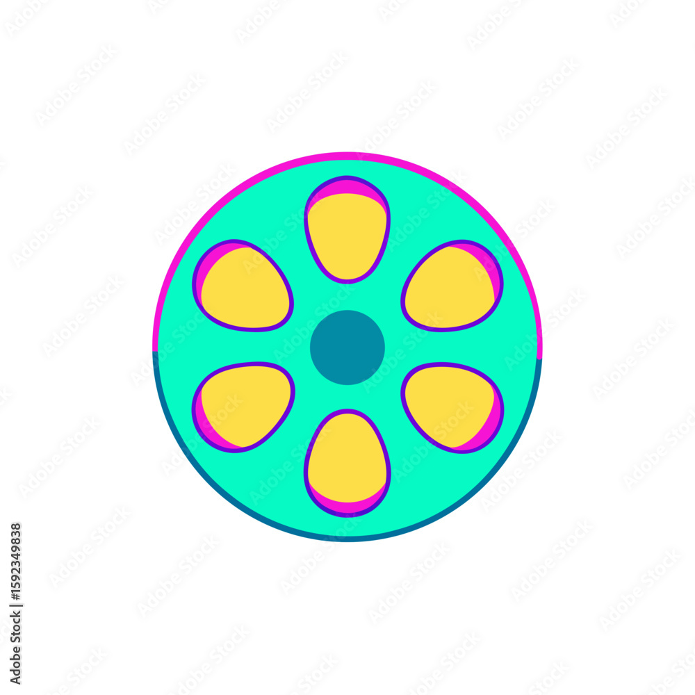 Fototapeta premium film reel icon