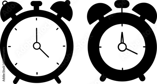 Alarm clock vector art, alarm clock art, clock vector art design, Vector of modern clocks art, alarm clock isolated