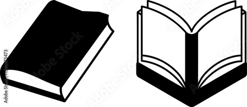 Open book vector art, open book art, books vector art design, Vector of modern books art, open book isolated