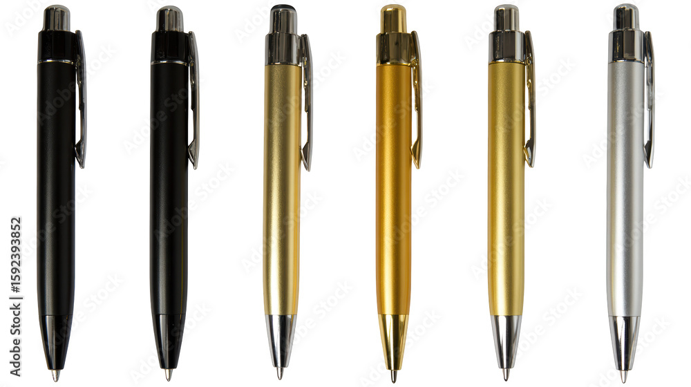 Fototapeta premium Colorful pens collection, unleash your creativity with vibrant writing and drawing tools