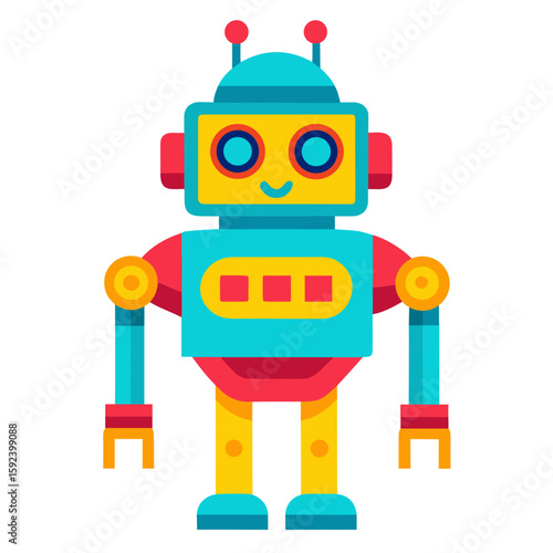 retro toy robot